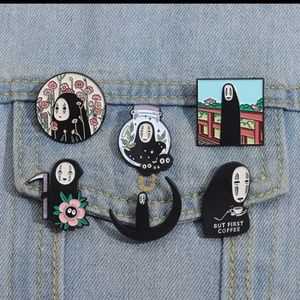 Studio Ghibli Spirited Away No Face Pins 6 pack
